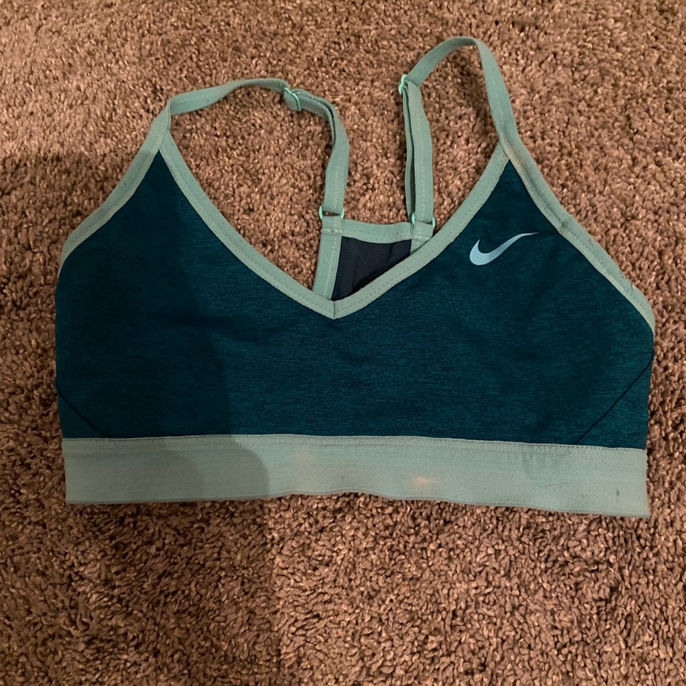 Cute green Nike sports bra